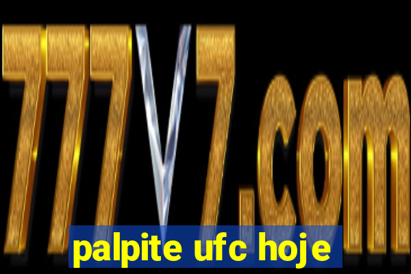 palpite ufc hoje